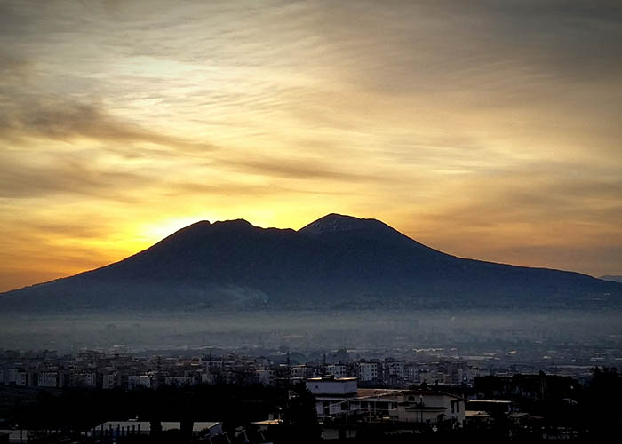 Morning Over Vesuvius 4.  (2 Feb. 2017, Nathanael Miller)