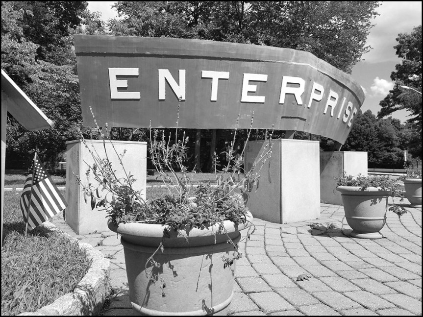 USS Enterprise Sternplate