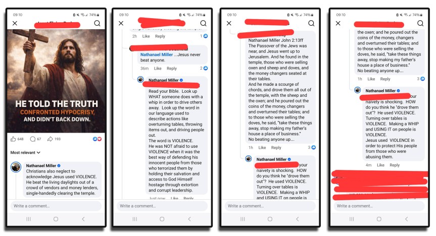 Just My Thoughts – The Truth About Christian&nbsp;Violence